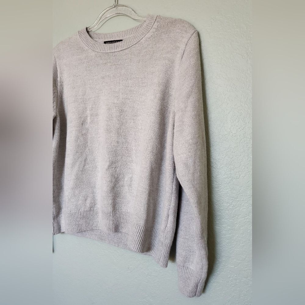 đ2 For $25 Banana Republic Light GrayâSweater Size XLP - Picture 3 of 5